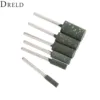 DRELD 6Pcs 3mm Shank Rubber Grinding Head Buffing Polishing Grinding Mounted Point for Metalworking Grinder Dremel  Rotary Tool ► Photo 3/3