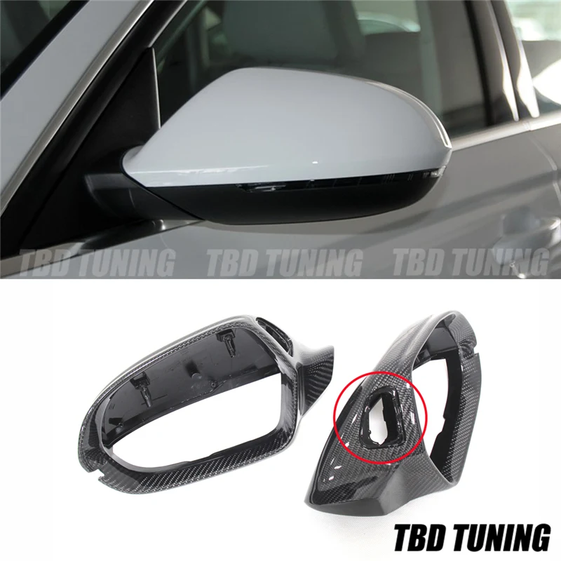 

For Audi A6 S6 RS6 C7 Carbon Fiber Rear View Mirror Cover Dynamic Blinker Turn Signal Led 2012 - 2019 A6 C7 S6 RS6 Mirror Led