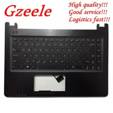 GZEELE Новая Клавиатура США Plamrest чехол для Asus S46 S46C K46 K46CM R405C A46C K46C серии верхний регистр клавиатура ободок черный