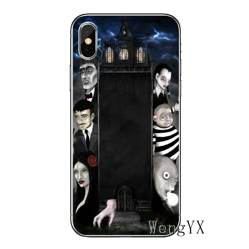 Weday Addams family для Apple iPhone 8 7 plus 6s 6 plus X XR XS Max SE 5S 5c 5 4S 4 TPU мягкий чехол для телефона