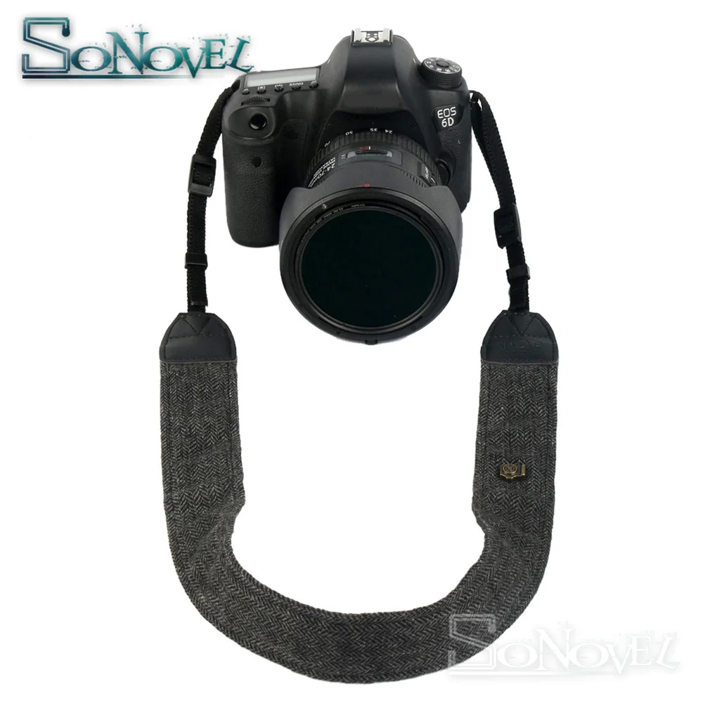 Универсальный Противоскользящий ремень на плечо и шею для камеры Nikon Canon Sony Olympus