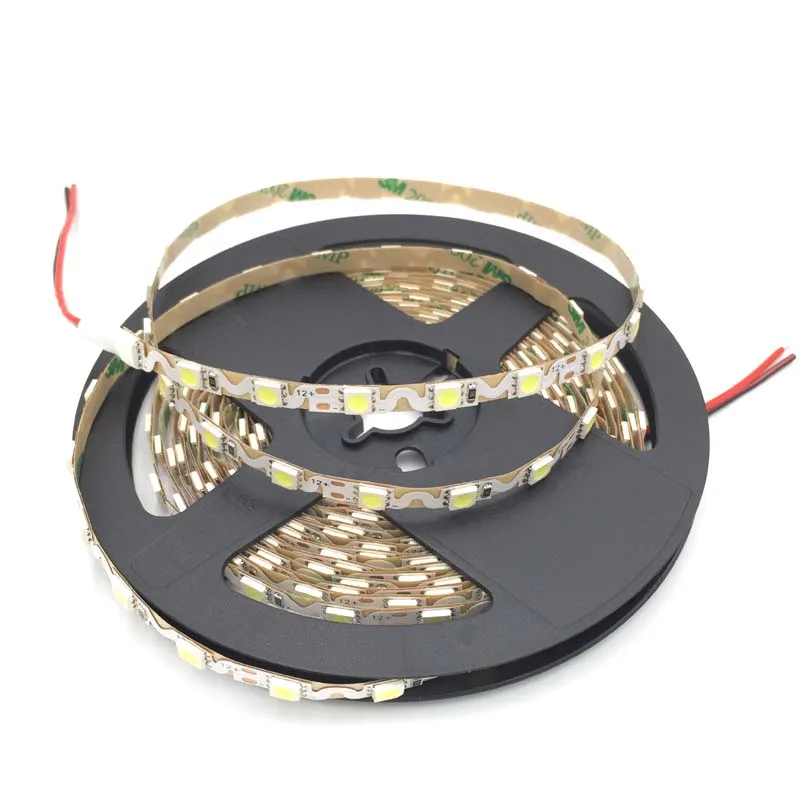 #cheap 5050 S Shape LED strip flexible light 12 V 60 LED m 5 m lot non waterproof blue white red warm white green led light