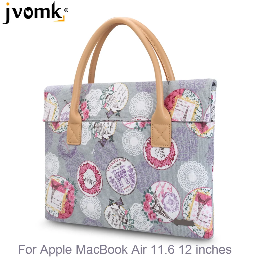Beautiful print 2018 High quality Laptop bag Handbag Sleeve For apple MacBook Air 11.6 12 inch