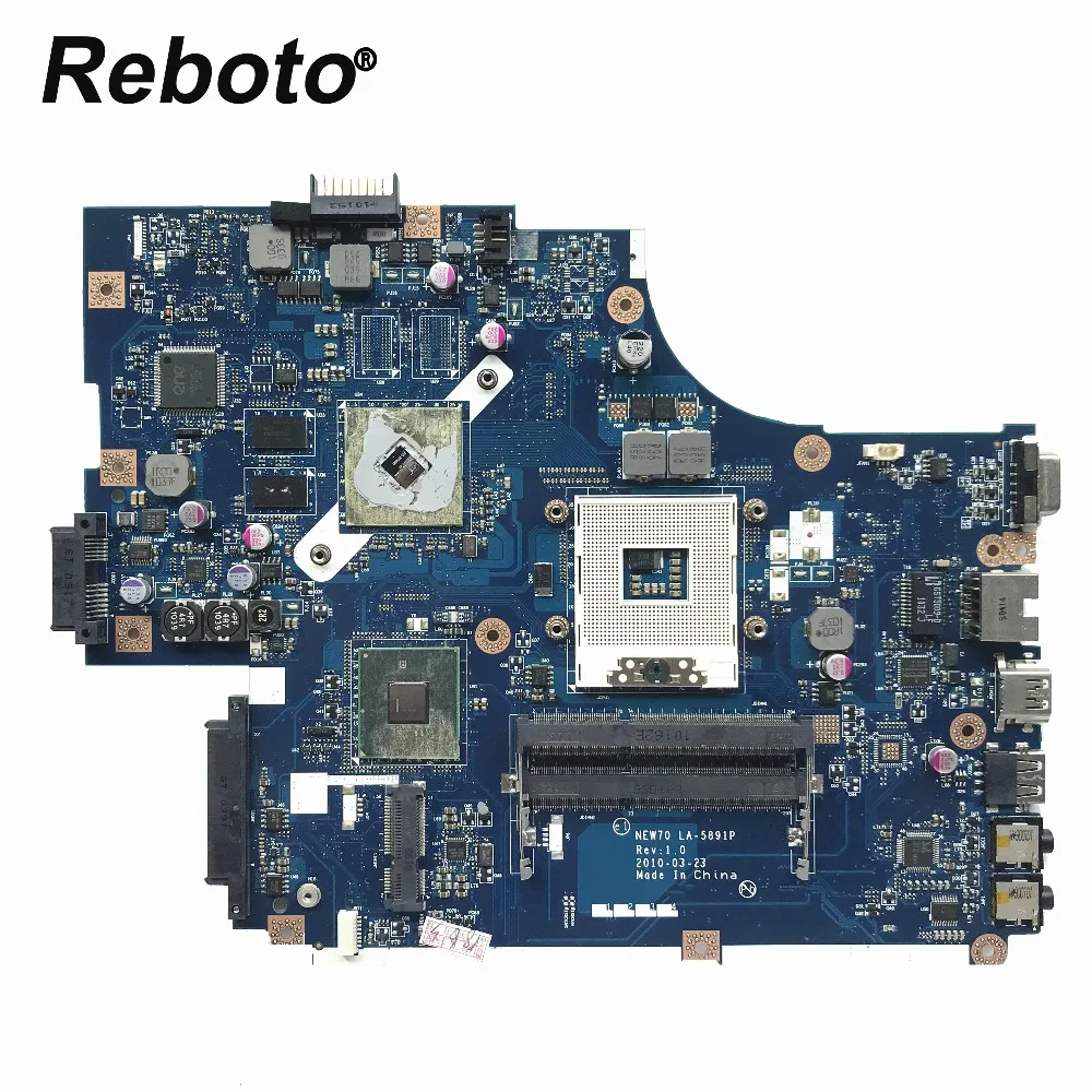 Reboto For Acer Aspire 5741 5741G 5742 5742G Laptop Motherboard MBR5402001 MB.R5402.001 NEW70 LA-5891P HM55 HD5470/512MB