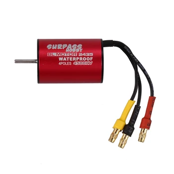 

SURPASS HOBBY S2435 4500KV Sensorless Brushless Motor and 25A Brushless ESC Combo Set for 1/16 1/18 RC Car Parts