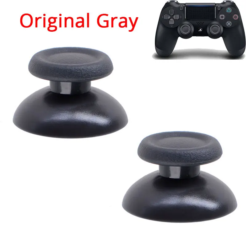 2 шт. PS4 Slim/PS4 Pro серый Оригинальный 3D аналоговый джойстик для пальца палки шапки sony