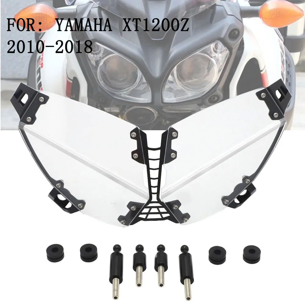

Motorcycle Headlight Clear Headlight Cover Protector for YAMAHA Super Tenere XT 1200 Z XT1200 XT1200Z 2010-2018