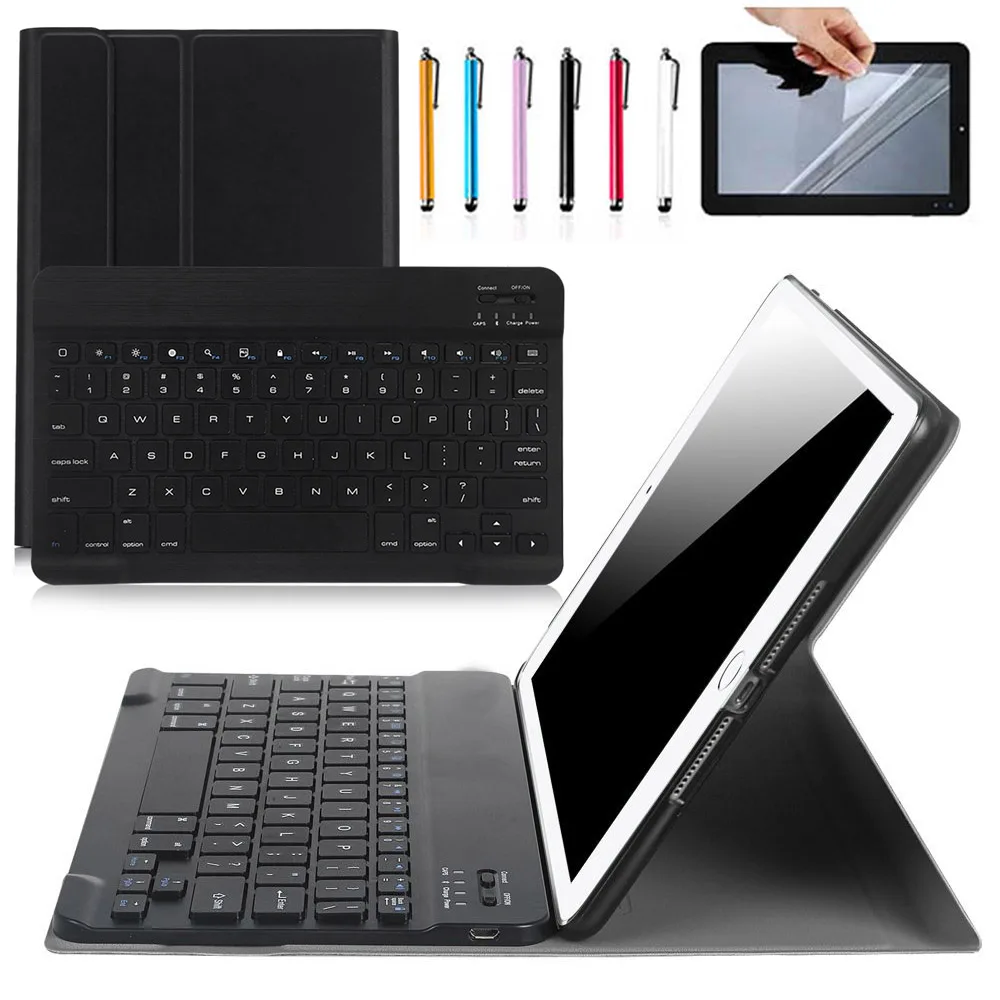

Wireless Bluetooth Keyboard Case for iPad 9.7 2017 2018 Air 2 Air 1 Pro 9.7 inch Removable Leather Case Stand Cover with Keyboad