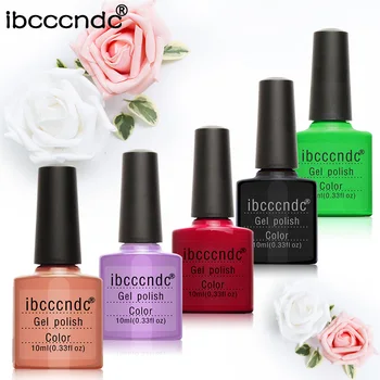 

Ibcccndc 5PCS/Lot 10ML Nail Gel Polish Long-Lasting 79 Solid Colors Soak Off Art Gel Nail Polish Set & Kits Gel Varnish