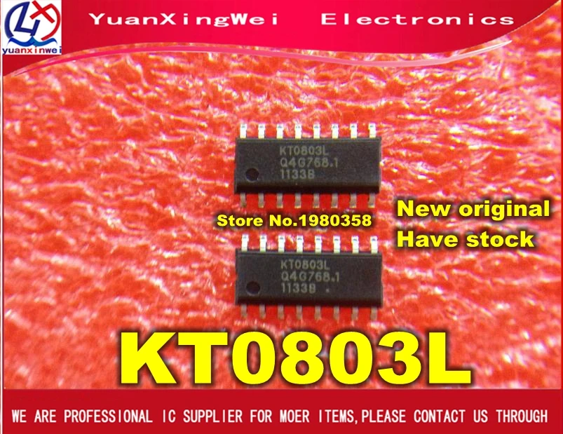 5pcs KT0803L Monolithic Digital Stereo FM Transmitter Radio-Station-on-a-Chip