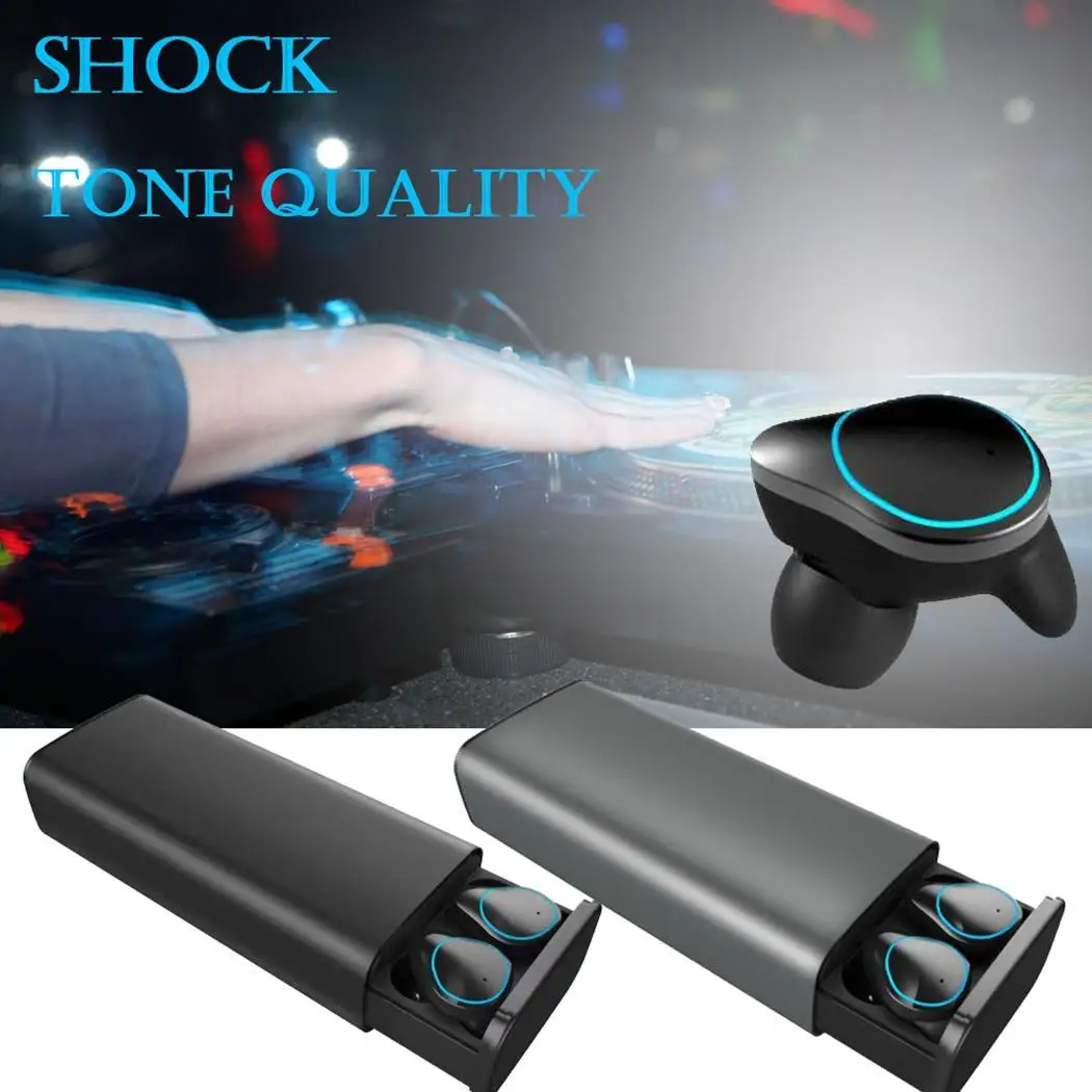 

Wireless Earbuds in-Ear Bluetooth Headset Touch with 7000mAh Charging 16 Case bilateral stereo 50M 0.08W