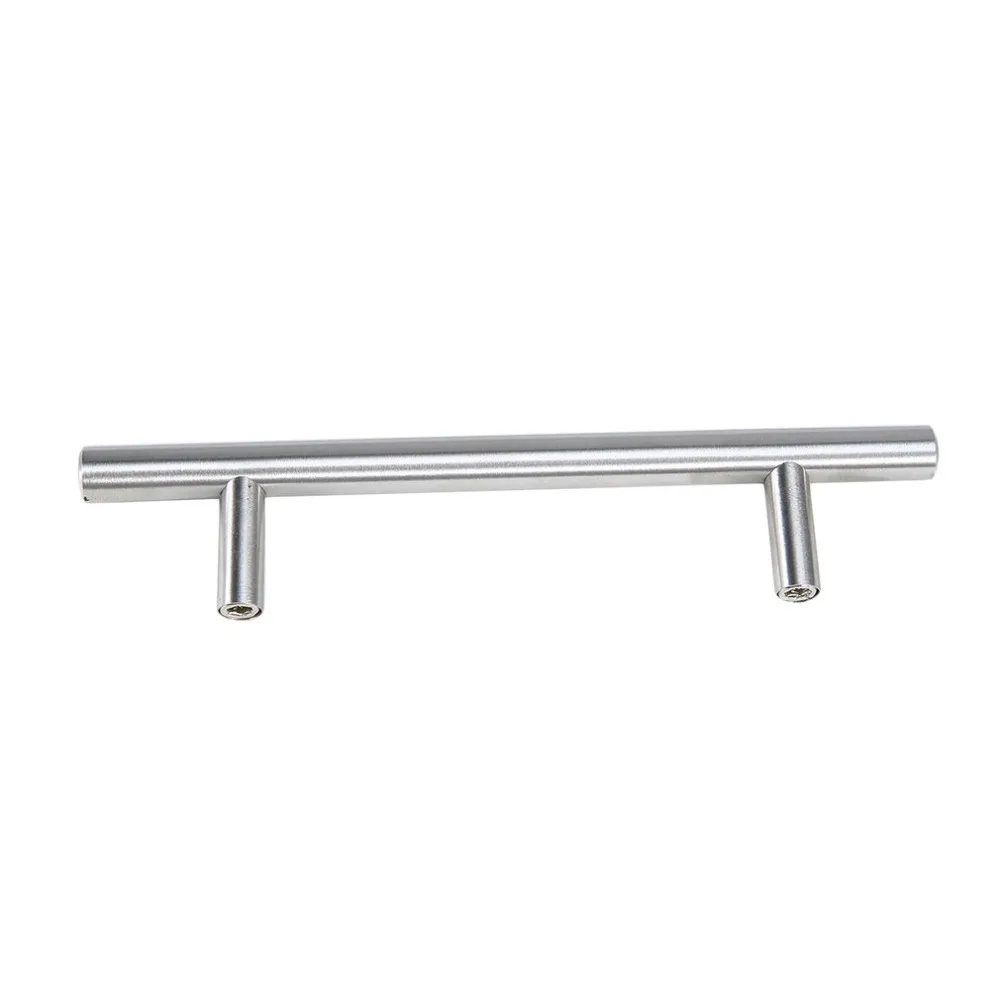 

20pcs/set Modern Concise Design Style Stainless Steel T-type Hollow Round Tube Cabinet Handle for Furniture Closet Dresser