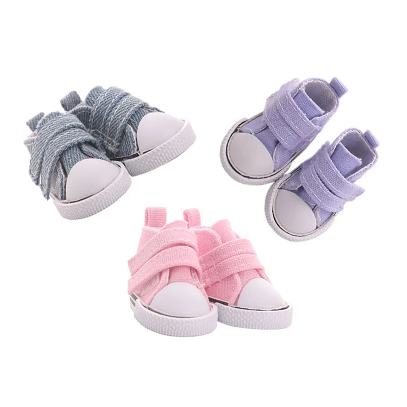 

Velcro trendy sneakers sneakers loafers are comfortable and breathable for a 14.5-inch American doll
