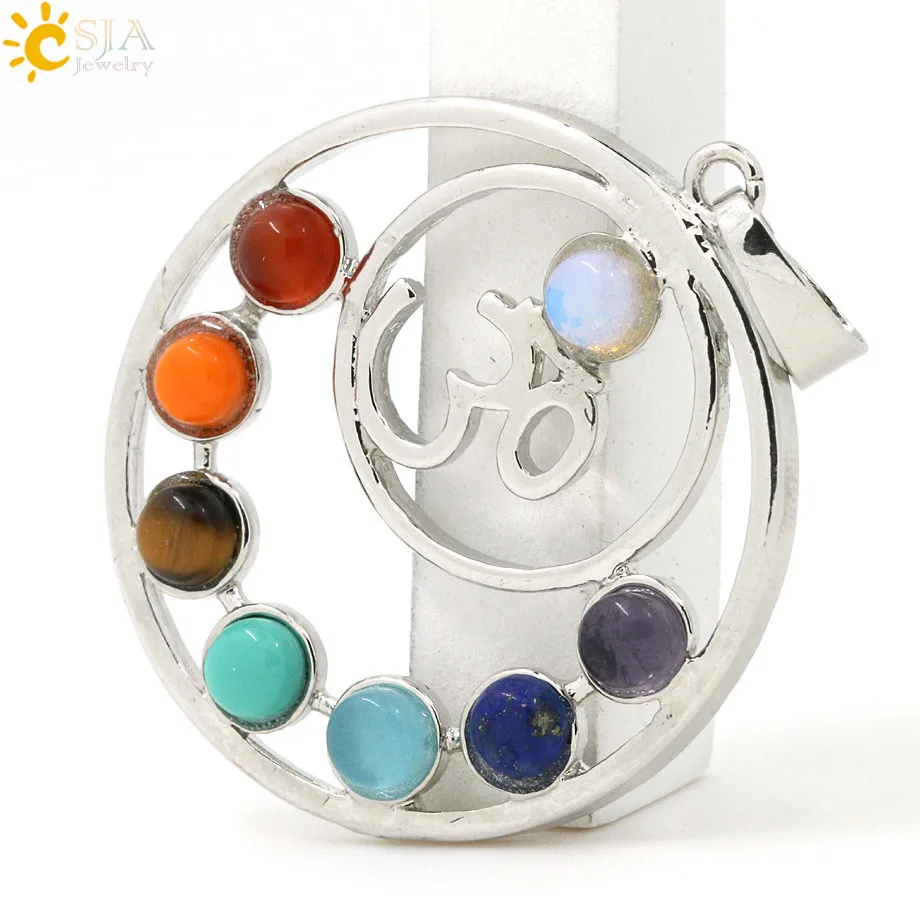 Gem Stone Charms Pendant