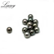 Натуральный черный жемчуг Таити, бусины для изготовления ювелирных изделий 12-13 мм, круглые зеленые бусины павлина, семена жемчуга для самостоятельного изготовления