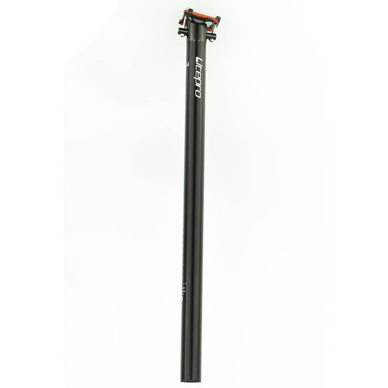 Litepro A61 алюминиевый Подседельный штырь 33,9 мм x 600 мм для Fnhon JAVA складной светильник - Цвет: black