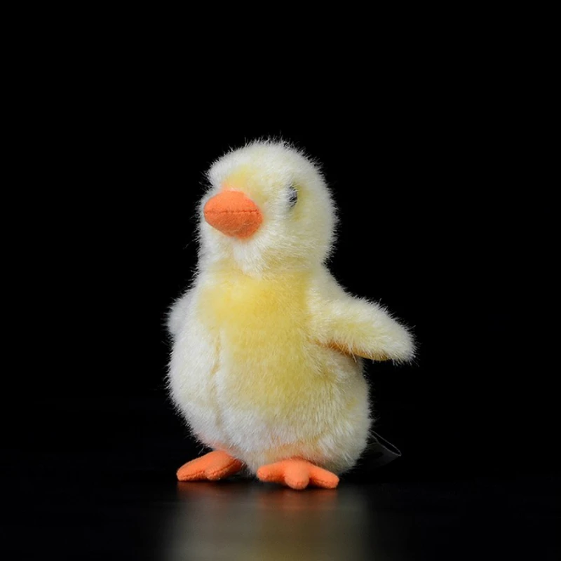 1PCS 10cm Cute Yellow Chick Doll Simulation Yellow Chick Doll Plush Toy