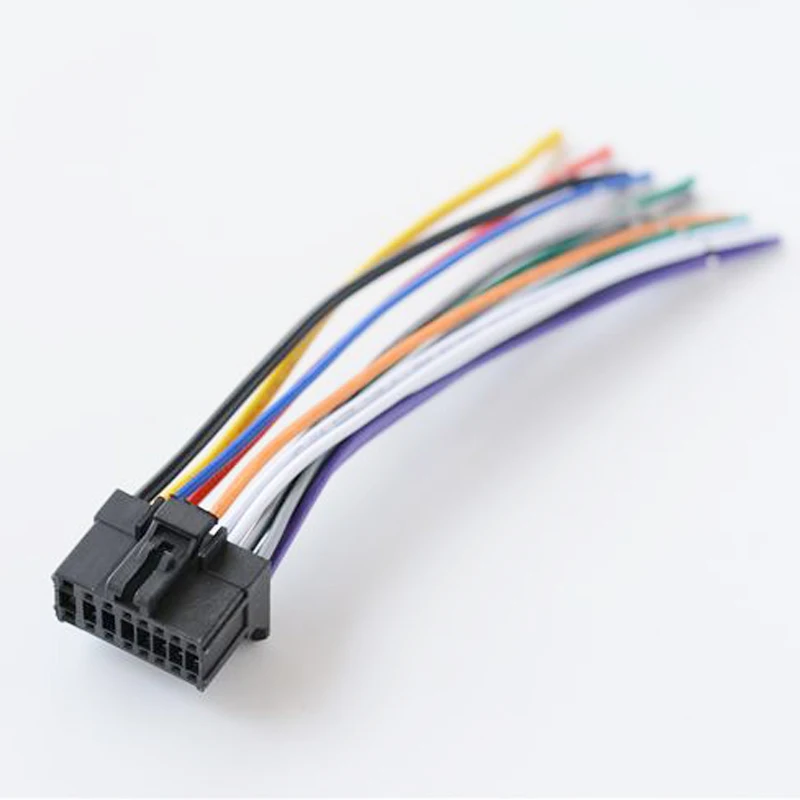 Автомобильный Фабричный стереокабель Biurlink 16Pin порт для мини кабеля с 8 контактным