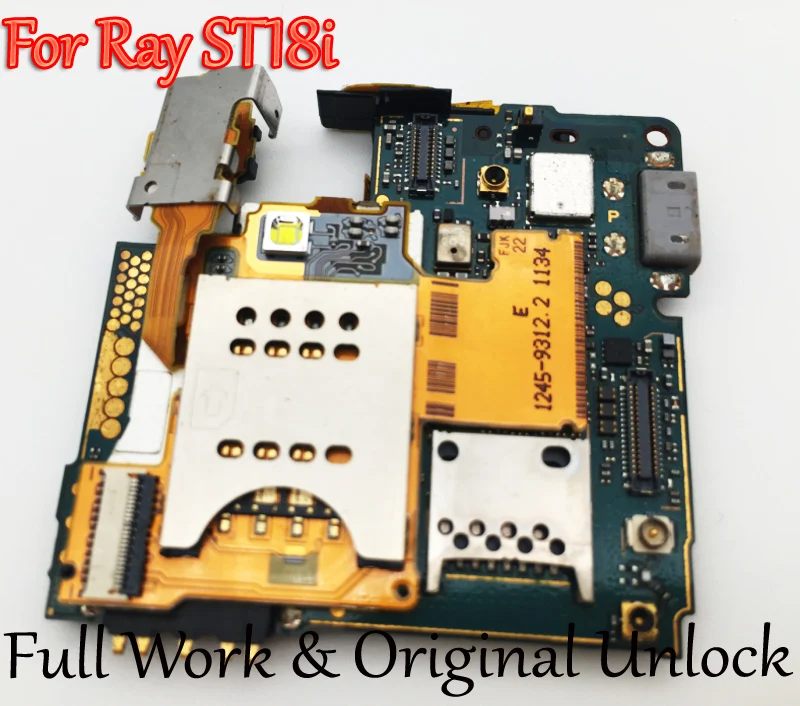 

Full Work Original Unlock Mainboard For Sony Xperia Ray ST18i motherboard Logic Circuit Electronic Panel