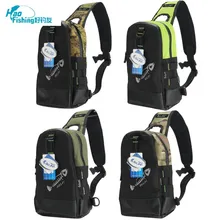 Fishing multi-purpose bag 34cm*20cm*11cm Two-Layer Waterproof Canvas Outdoor Portable large Capacity Fishing Tackle Bags Pesca