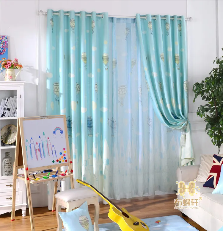 Детская комната мальчиков для девочек занавески мультфильм пейзаж на заказ шторы для спальни гостиной детской комнаты школы