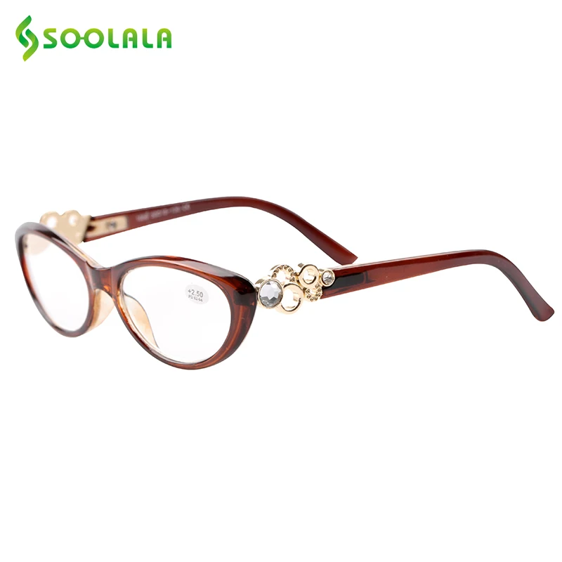 SOOLALA Fashion Reading Glasses Women and Men Full Frame Eyewear New Glasses Presbyopia 1 0 1