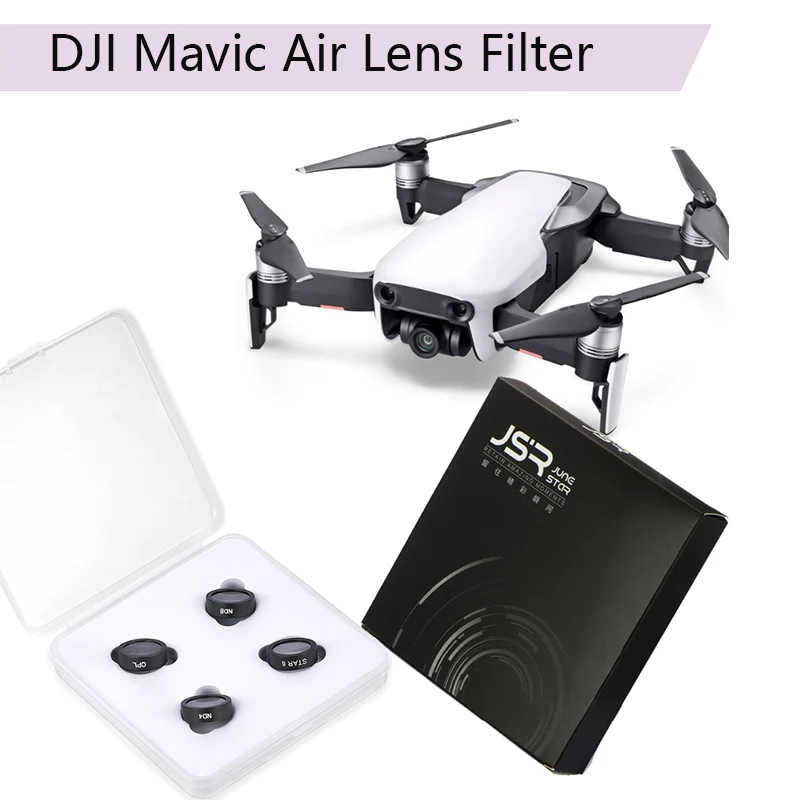 

DJI Mavic Air Lens Filter UV CPL Circular Polarizing ND4 ND8 ND16 Neutral Density Lens Filter for DJI Mavic Air Drone Camera
