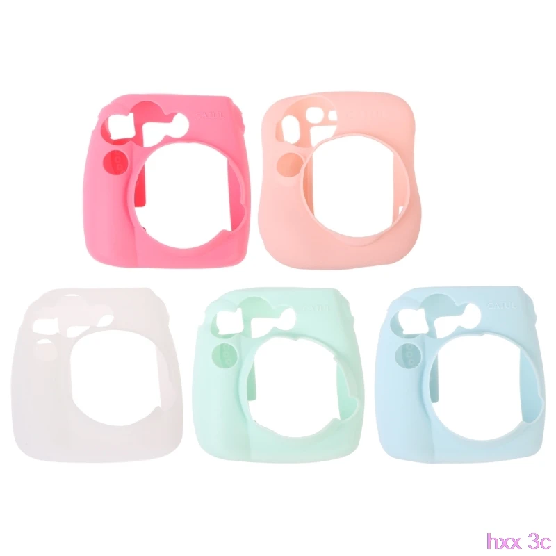 

New Soft Silicone Camera Bag Jelly Case Skin Cover For Fujifilm Instax Mini 8/8+/9