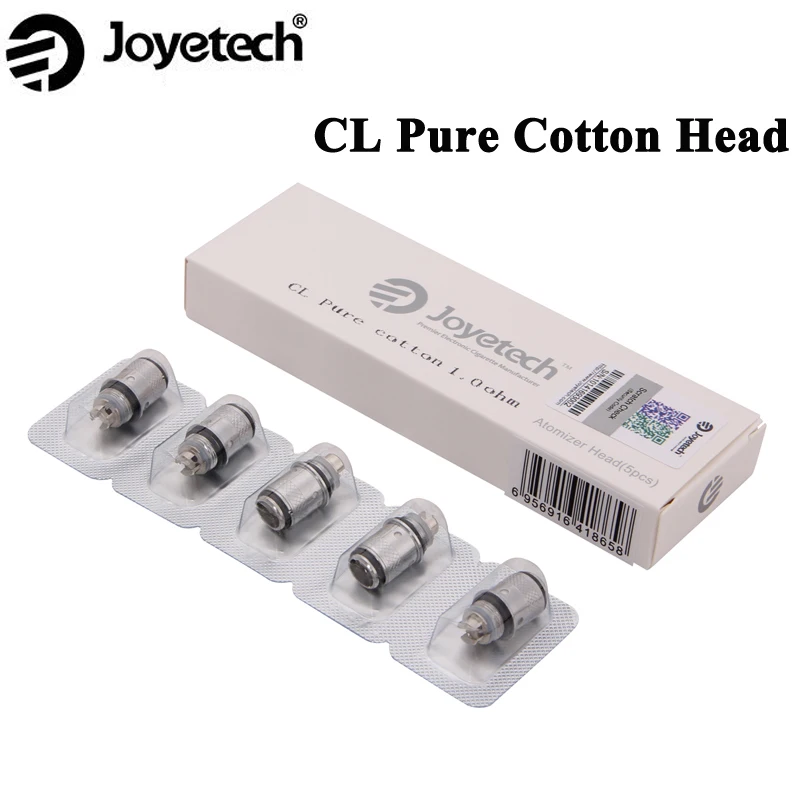 

10pcs/lot Joyetech CL Pure Cotton Head 0.5ohm 1.0ohm Coil for Electronic Cigarette eGo ONE V2/eGo ONE Mega V2 Atomizer Vape