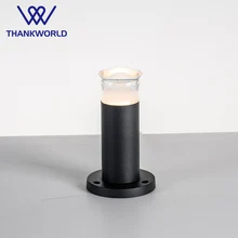 VW привели газон лампы 3 w 330lm свет сада 220 V Алюминиевый Наружное освещение ip65 Акриловая Светодиодный светильник-стойка Черный штендер сад led