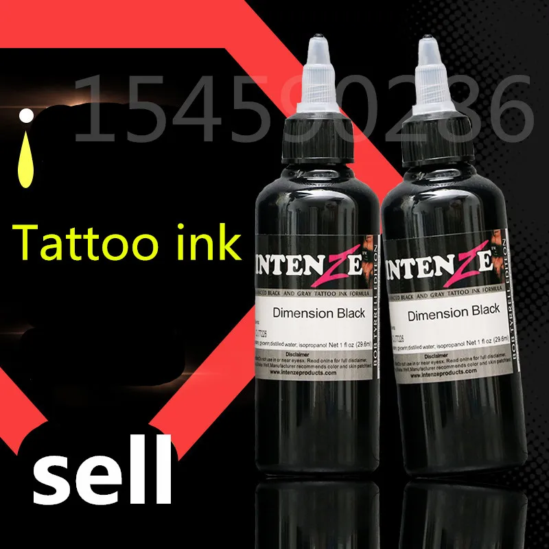 Цена 1 шт. тату набор чернил microblading Перманентный макияж Art пигмент 100 мл татуировки краска для карандаш для бровей губ тела всего