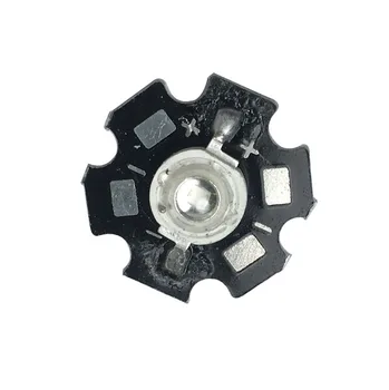 

100pcs/lot 3W Extreme Royal Blue Power LED 445nm-450nm Plant Grow with 20mm Star base