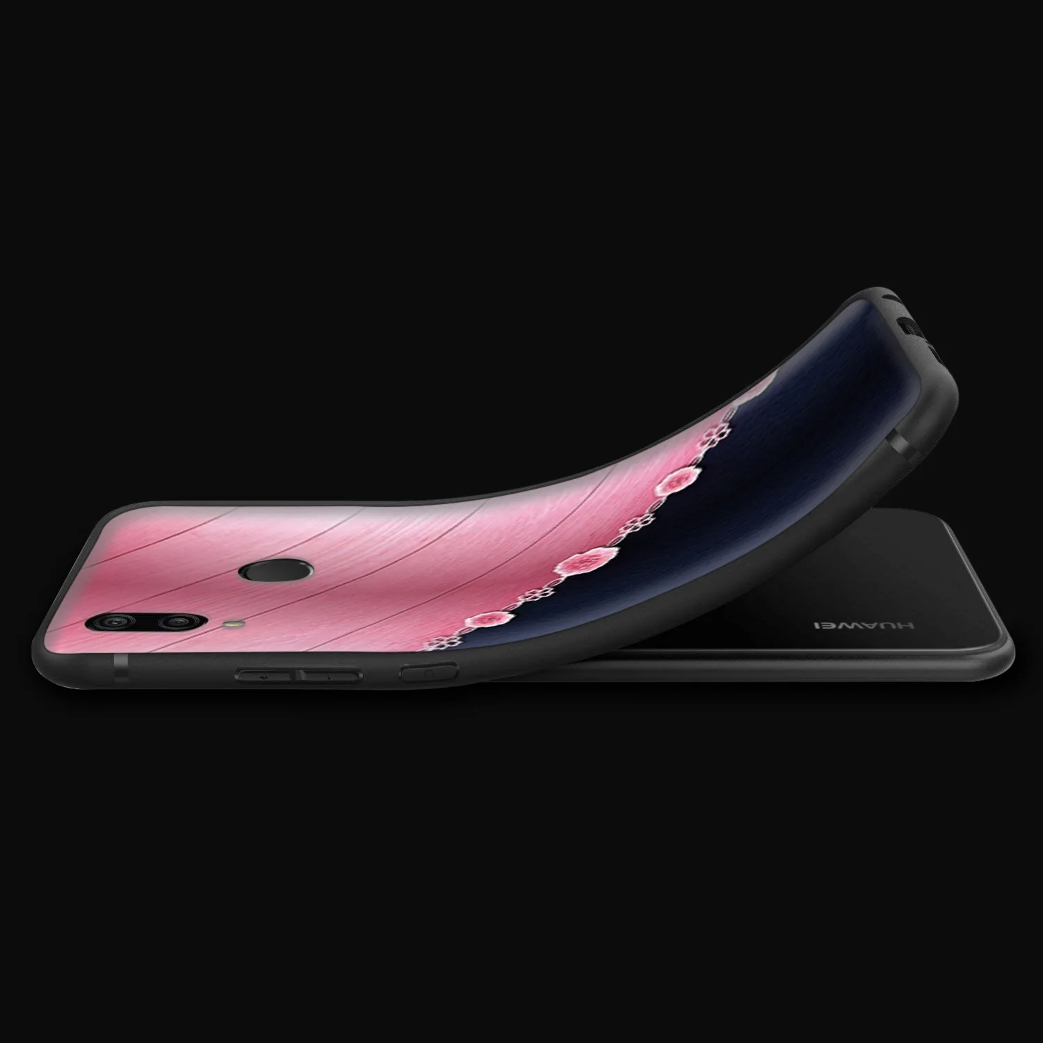 Чехол Lavaza с изображением розовых золотых роз для Huawei Honor 10 9 8 8x 8c 7x 7c 7a Note Nova 3 3i Lite Y9