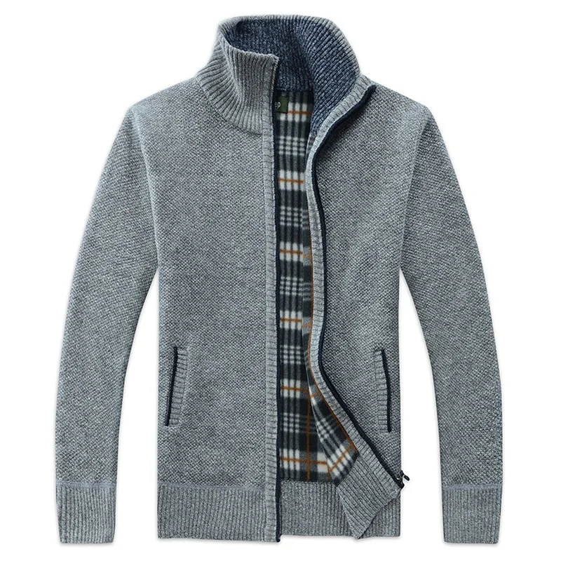 Autumn and winter new men's lamb cashmere solid color