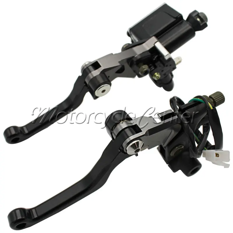 7/8" 22mm Brake Hydraulic Master Cylinder Kit Reservoir Levers For