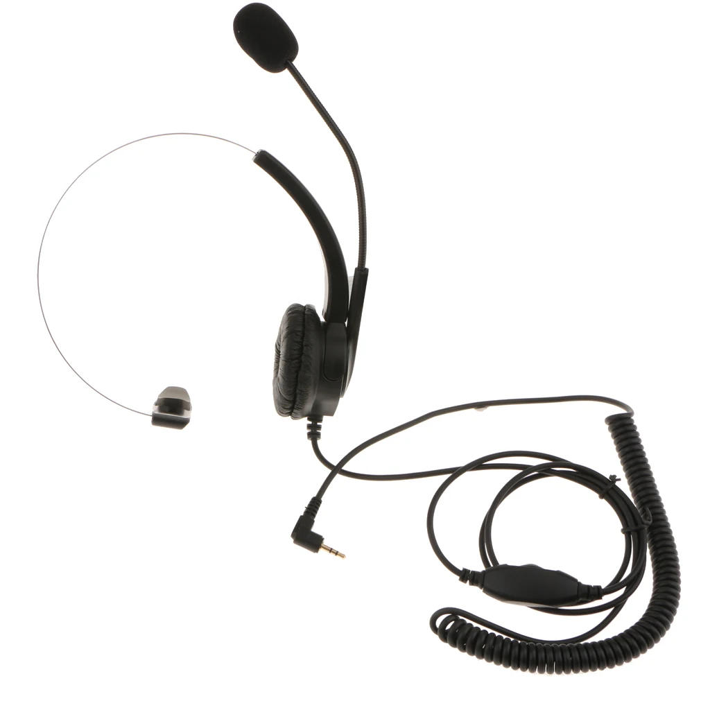 2.5mm Telephone Headsets For Landline Cordless Phones Noise Cancelling