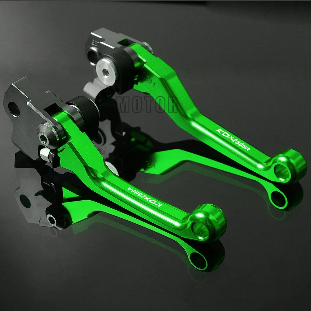 CNC мотоцикла Dirt Pit Bike Сводные сцепные рычаги для KTM KDX 250 SR 1992 1993 1994 KDX250SR KDX250 SR KDX 250SR - Цвет: Green