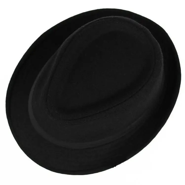 2015 Brand New Fashion Pure men Women's Large Brim Caps fedoras Floppy Jazz hat Vintage Popular wool caps