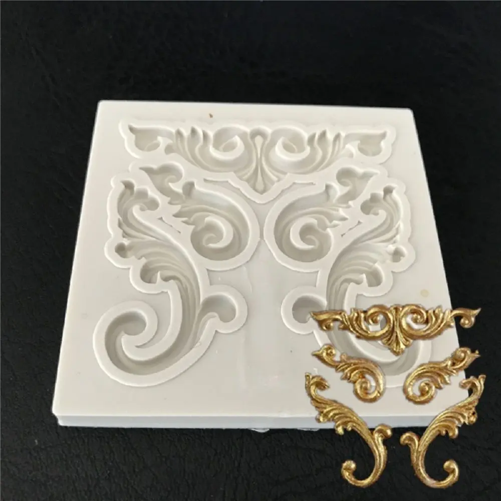 

European Relief Shape 3D Craft Relief Chocolate Confectionery Silicone Mold Fondant Cake Kitchen Decorating DIY Tools