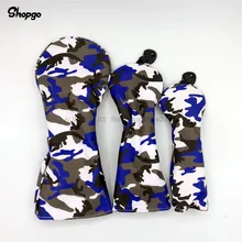Гольф армия камуфляж головные уборы гольф Драйвер файрвэй Вудс гибридные Чехлы 135ut полный набор маскоты новинка подарок
