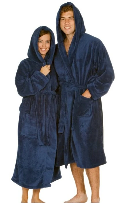 100PCS/Lot, Personalized Bathrobe, Hooded robes men/ Women,design/ down robes, Size S M,L,XL,XXL 
