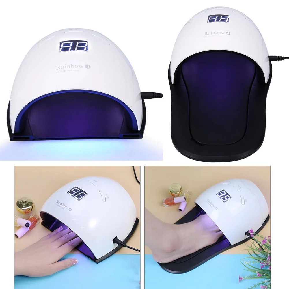 48W UV LED Lamp Nail Manicure Dryer for Fingernail Toenail Gel Polish