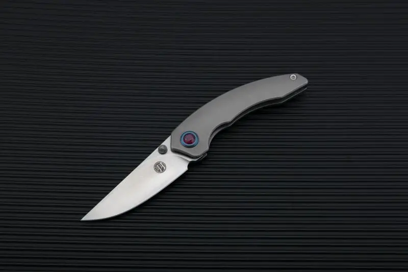 Maxace Yu карманный нож складной нож M390 стальное лезвие - Цвет: Bead blasted