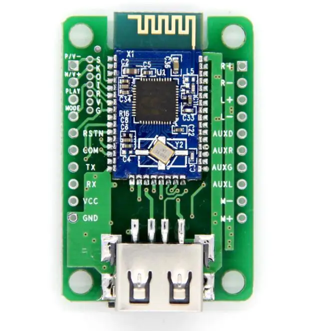 

BK3254 Bluetooth power amplifier board V4.1 stereo BK3254 English AT change name password U disk TF card dual 3W power amplifier