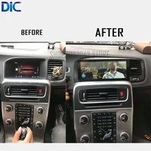 DLC Android sistema de navegación reproductor de coche multifunción GPS coche estilismo 8,8 pulgadas video audio para volvo S60 V60 2011-2017