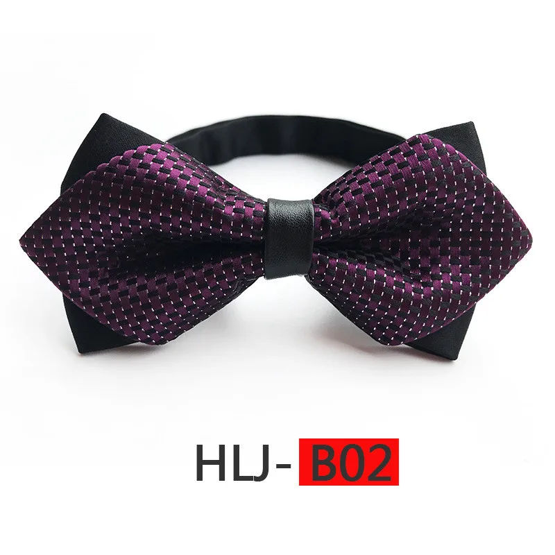 

SCST Brand New Fashion Purple Mens Bow Ties For Men Bowtie Silk Slim Bow Tie Men Pajaritas 20 Colors 100