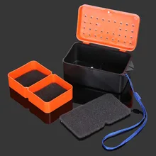 Приманка для рыбалки коробка ABS пластик 2 отделения многофункциональная снасть аксессуары ED