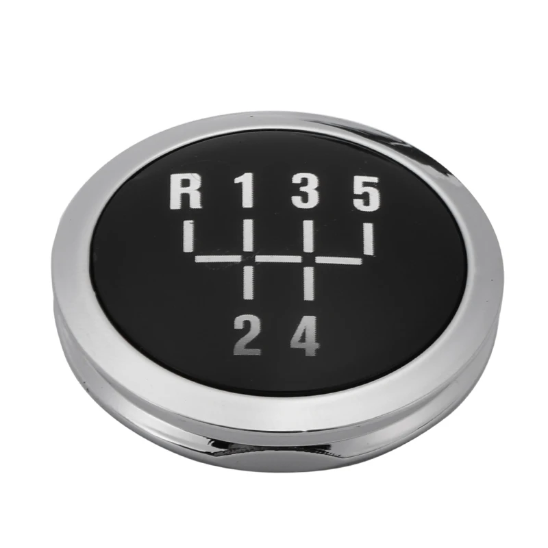 

Car Black 5 Speed Gear Shift Knob Head Cap Cover For VAUXHALL OPEL ASTRA III H CORSA D 2004-2010