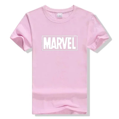 Модная футболка Marvel с коротким рукавом, женская футболка с принтом черной Пантеры, футболка с круглым вырезом, комическая футболка с надпись Marvel, топы, женская белая одежда, футболка - Цвет: 0164