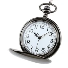 Fashion Creative Classical Pocket Watch Charm Smooth Unisex Fashion Quartz Pocket Watch Steampunk Necklace Pendant Chain Watches fashion style pocket watch pendant necklace
